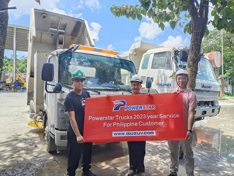 ISUZU road sweeper trucks for Philippines