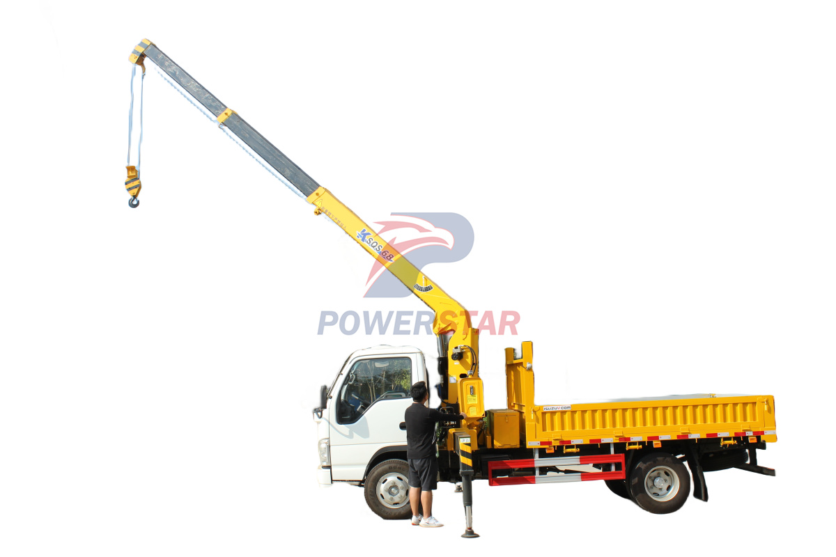 How to classify Isuzu cargo truck mounted boom crane?
