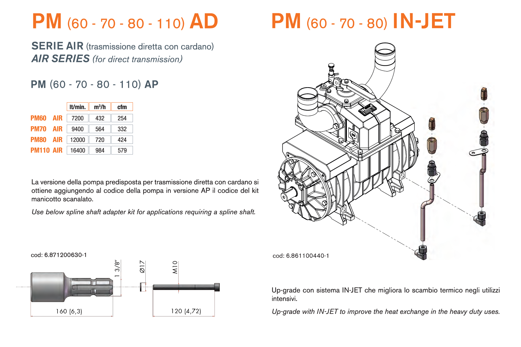 moro PM70A vacuum tanker pump