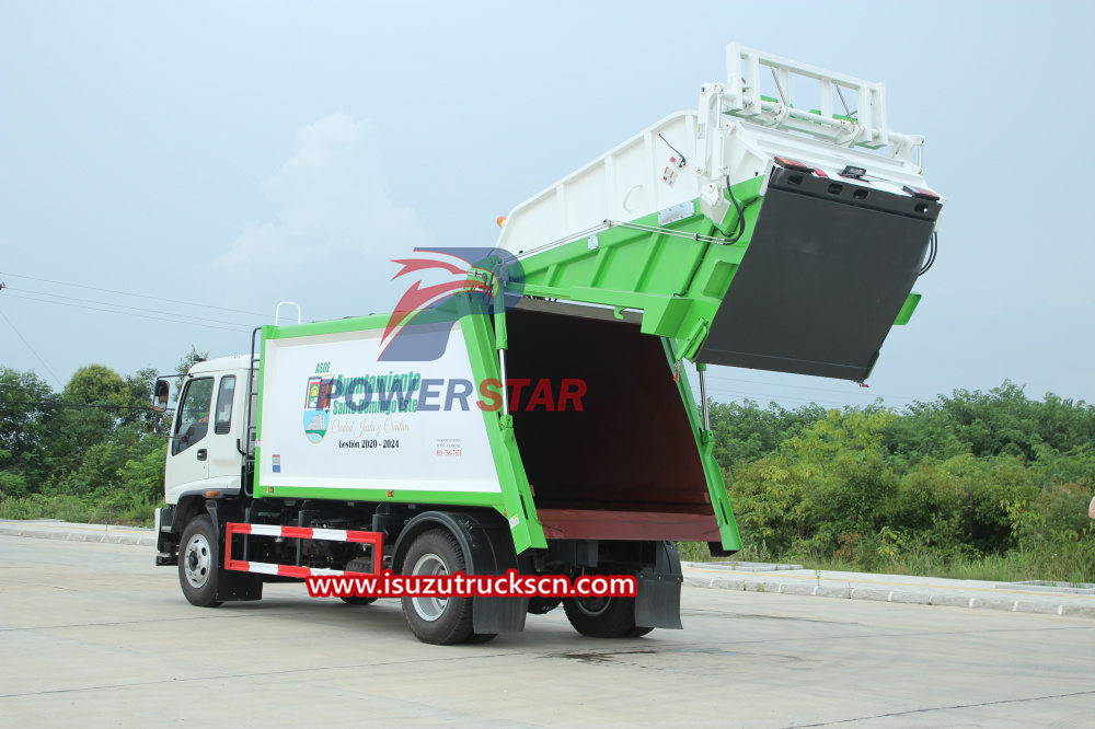 Isuzu Garbage Compactor Truck Quality Control Report