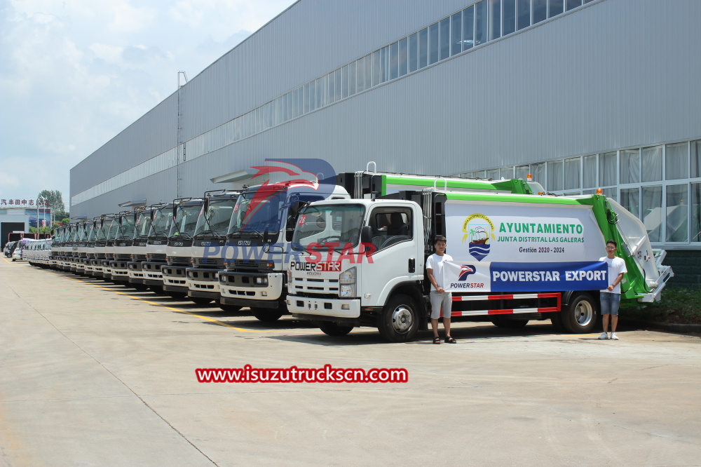 Isuzu Garbage Compactor Truck Quality Control Report