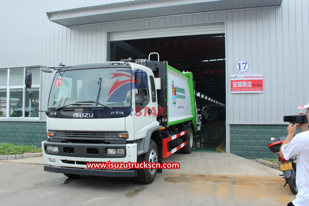 Isuzu Garbage Compactor Truck Quality Control Report 