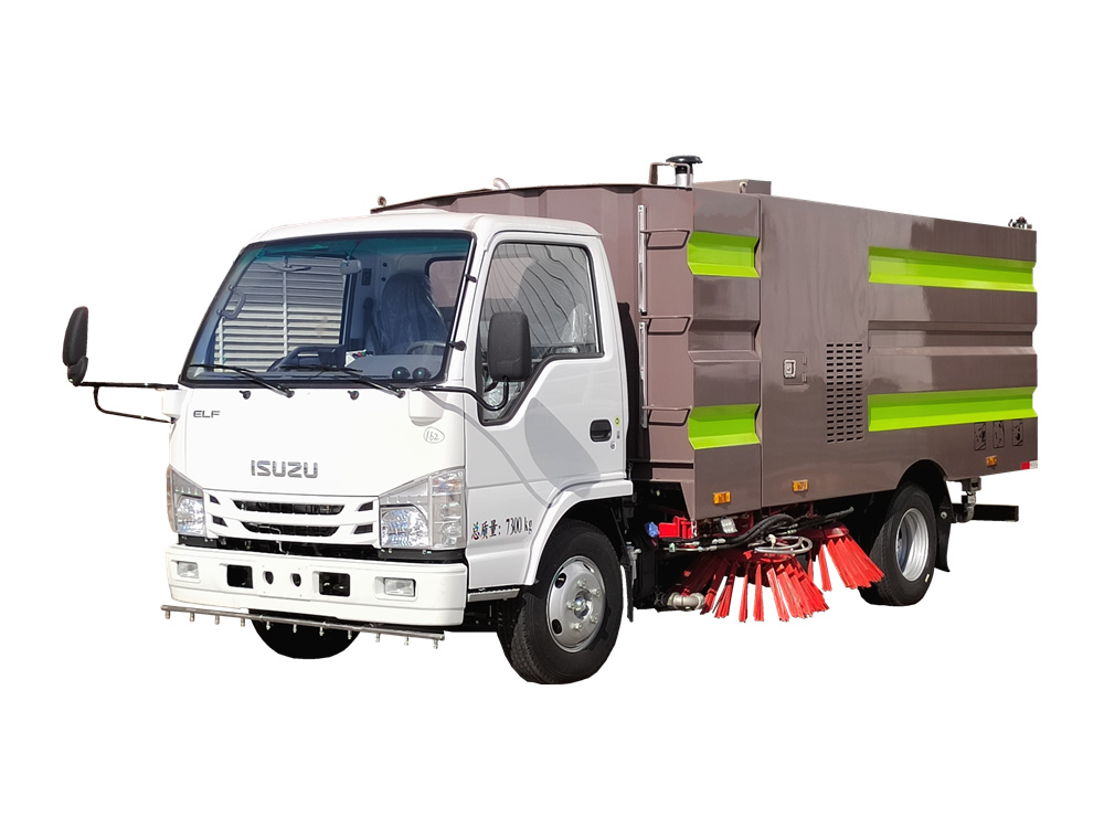 Mechanical Broom Sweeper Truck Isuzu