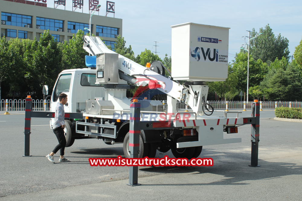 New & used Isuzu chassis Telescopic Boom Bucket Truck