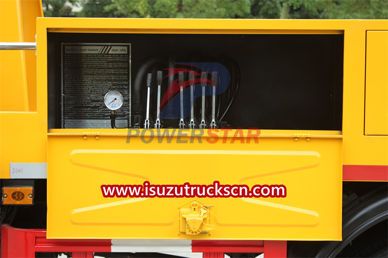 Isuzu truck mounted boom lift