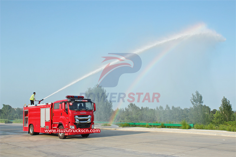 Isuzu fire engine giga