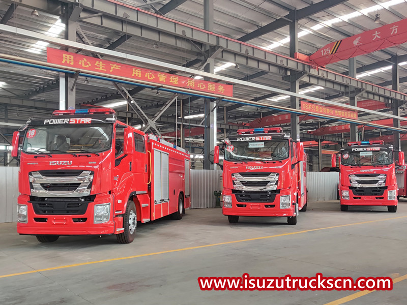 Isuzu fire truck