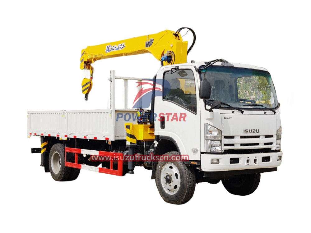 16ft off road dropside truck Isuzu with crane