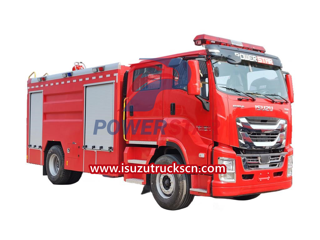 Isuzu rescue fire truck