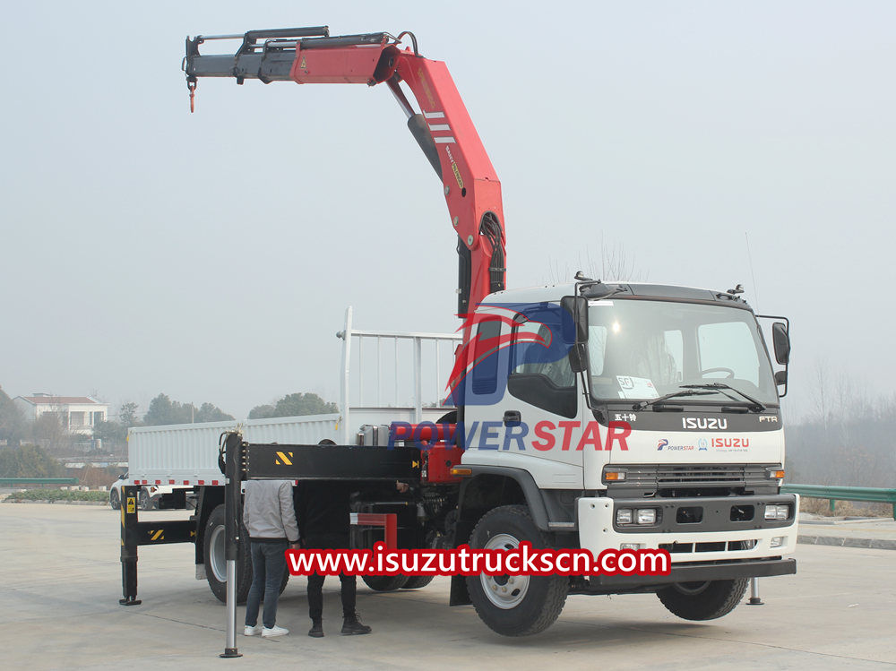 Isuzu Truck mounted crane