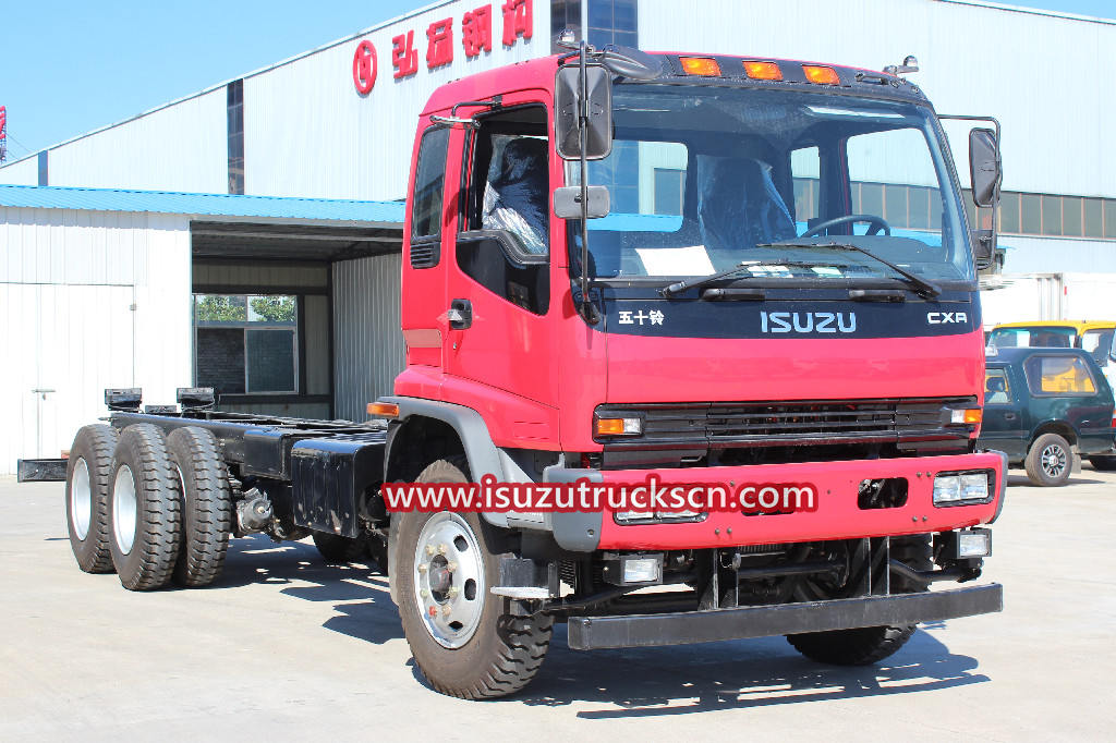 New Isuzu 6X4 10wheels cabin chassis trucks for sale