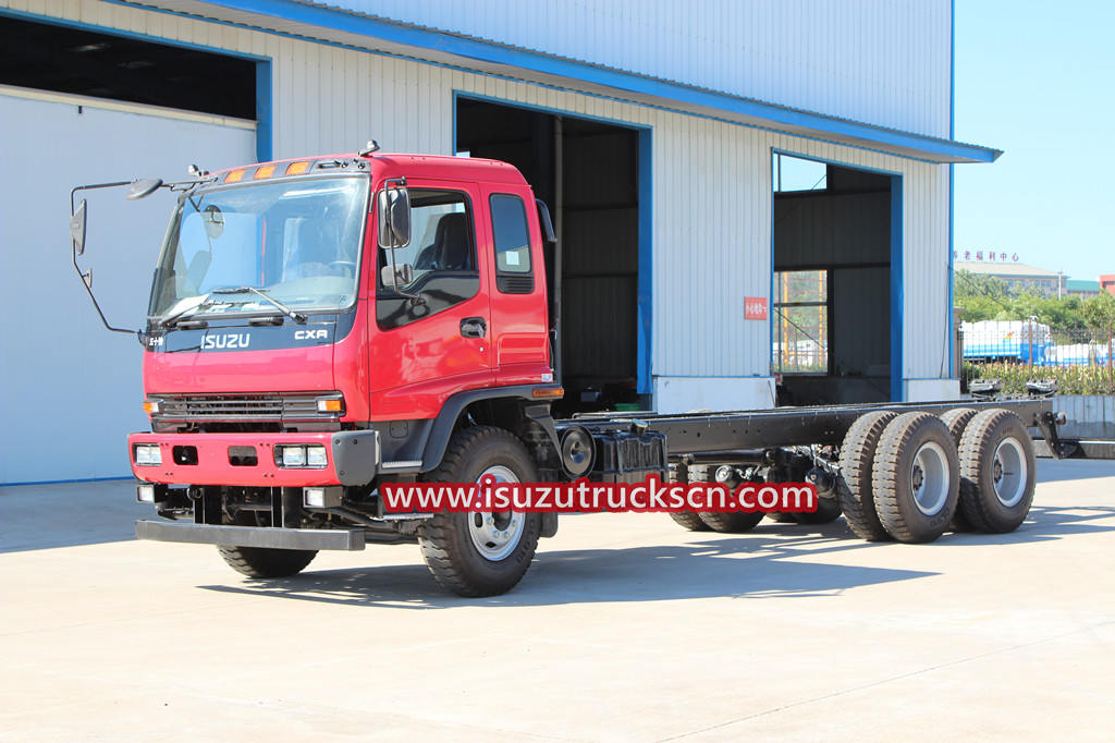 New Isuzu 6X4 10wheels cabin chassis trucks for sale