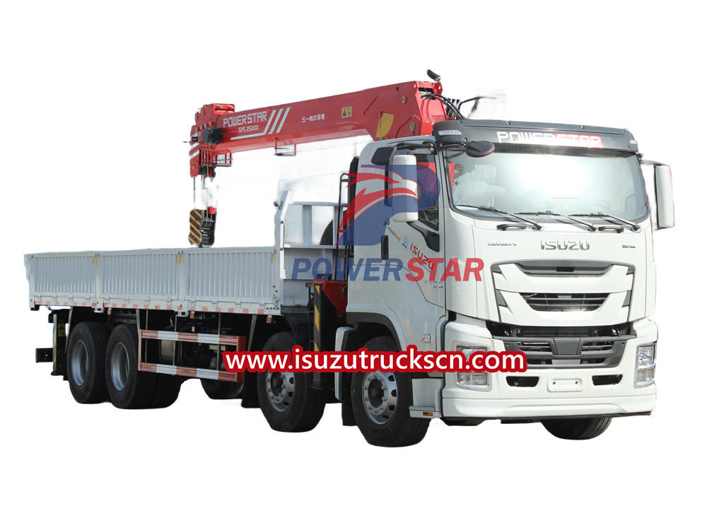 Isuzu hydraulic crane truck