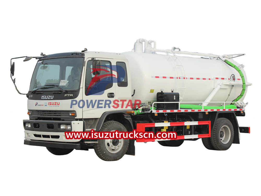 Isuzu septic pump truck