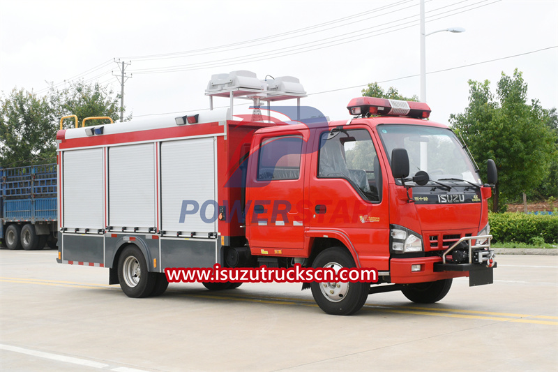 isuzu 600p fire truck
