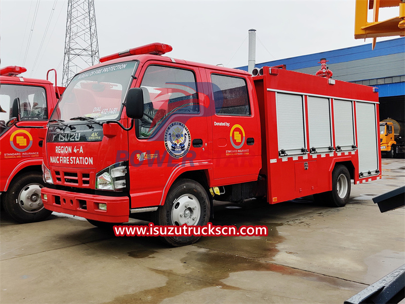 ISUZU water tender fire truck