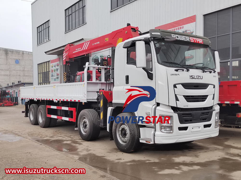 Isuzu new forland lorry truck mounted crane