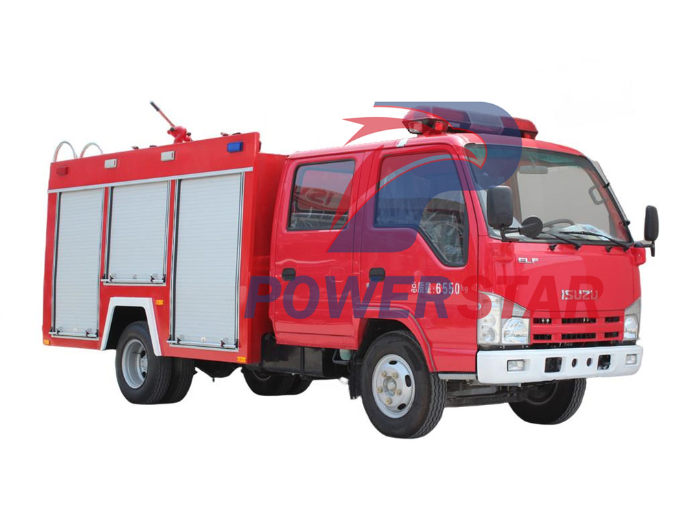 Isuzu NKR fire fighting truck