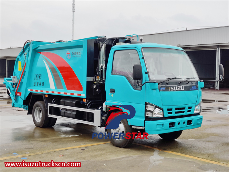 isuzu NKR 600P 6CBM waste compactor truck