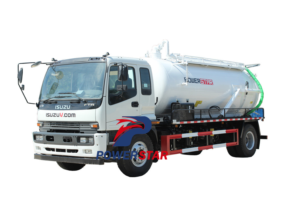 isuzu FTR sewage suction truck