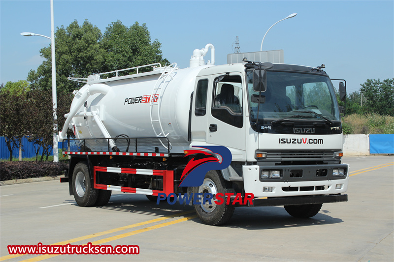 isuzu10cbm sewage disposal truck