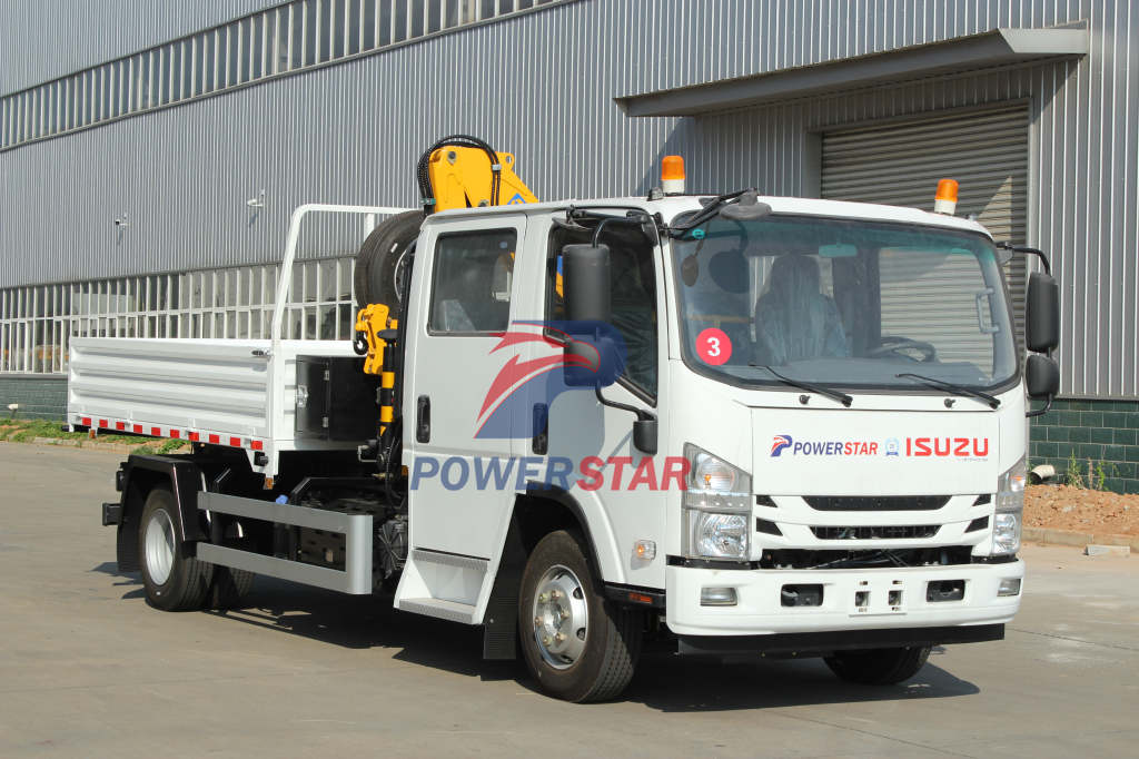 Tipper Truck Mounted Cranes Mady by Isuzu trucks