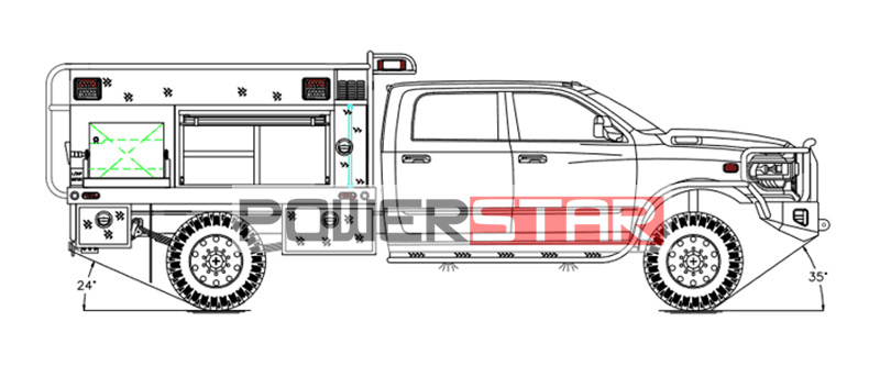 Isuzu pickup fire engine