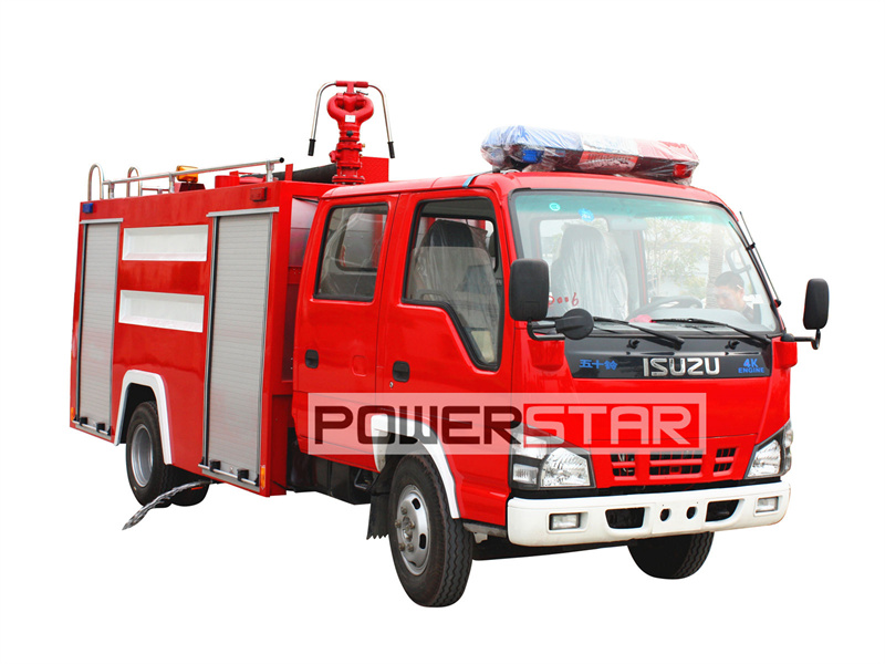 ISUZU NKR water & nitrogen gas fire truck