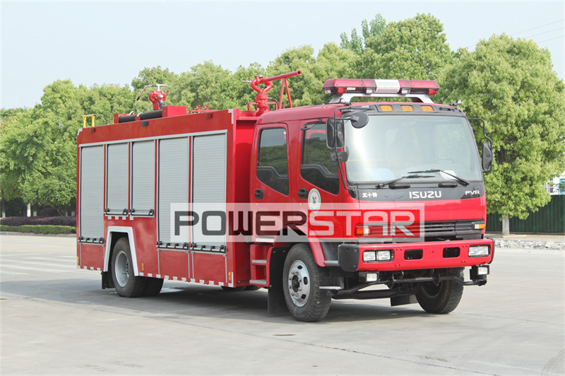 Isuzu FVR dry powder fire truck