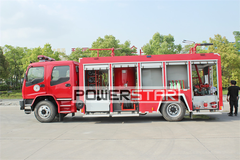 Isuzu FVR dry powder fire truck