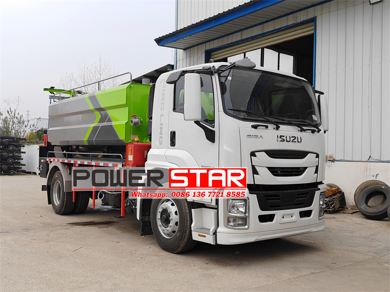 Isuzu FTR 4KH1 Engine combination vacuum jetter