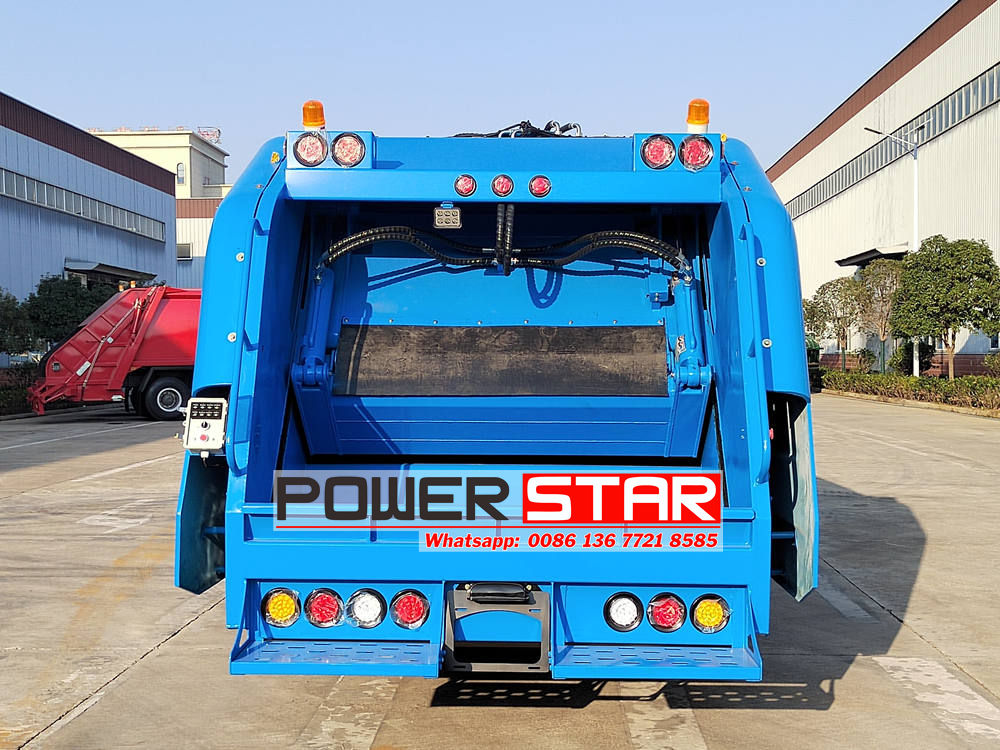 Isuzu garbage compactor truck