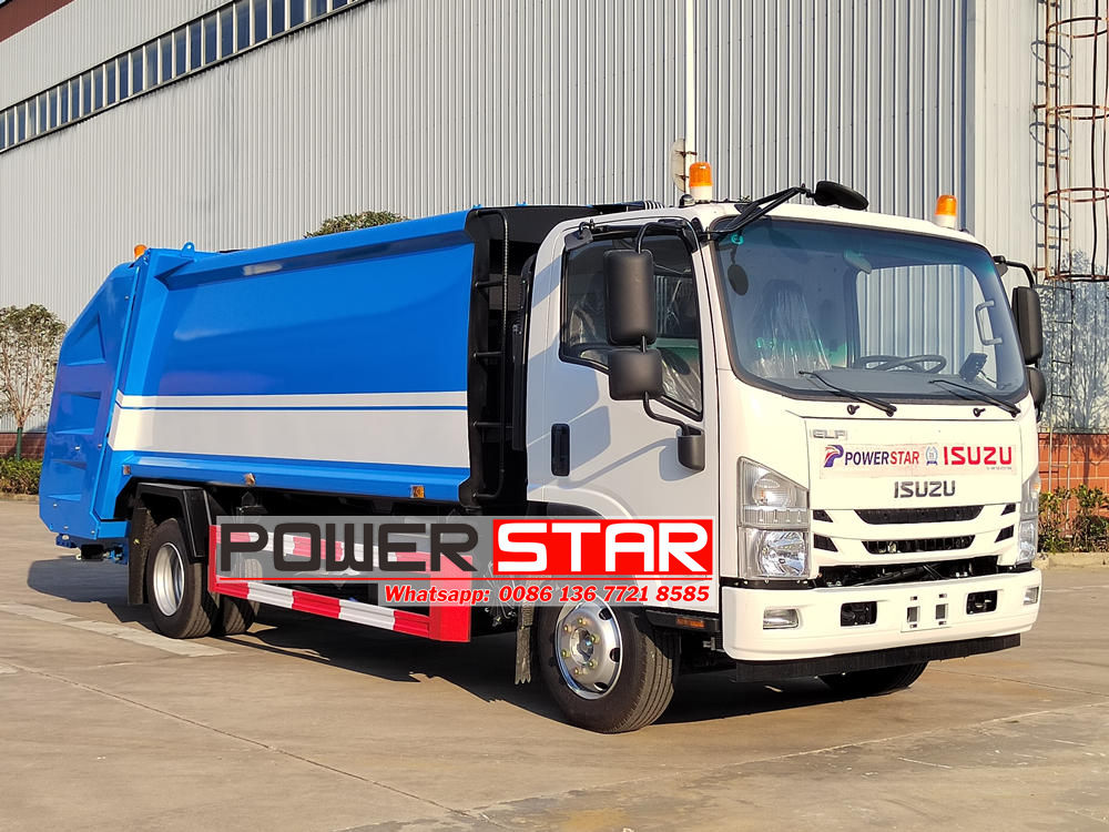 Isuzu 6 wheeler municipal rear loader