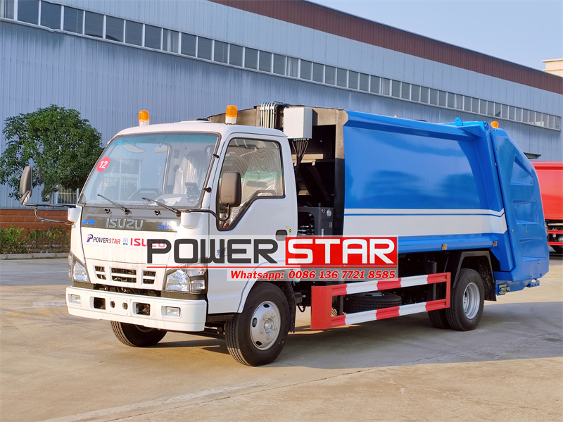 ISUZU NKR garbage compactor truck