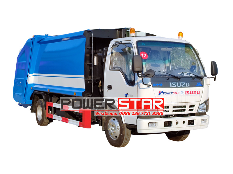 ISUZU NKR 8CBM garbage compactor truck