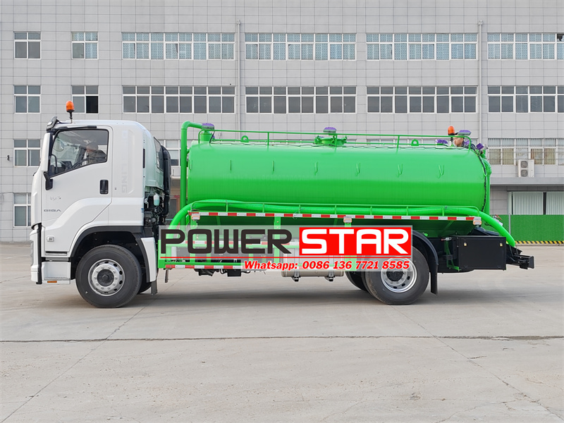 Isuzu FVR GIGA 8cbm septic sewer suction truck
