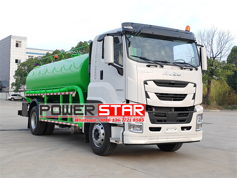 Isuzu 8,000 liters gully sucker vacuum truck
