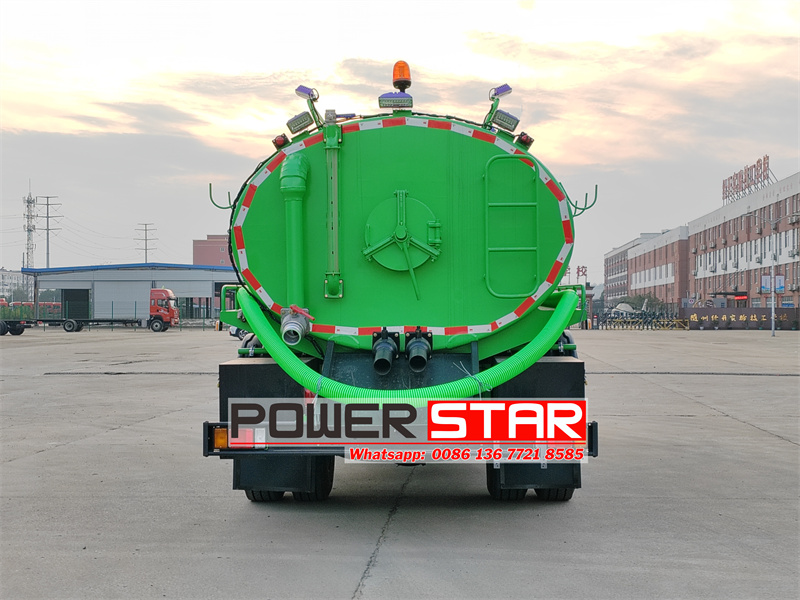 Isuzu vacuum sludge pumper truck 8000L 