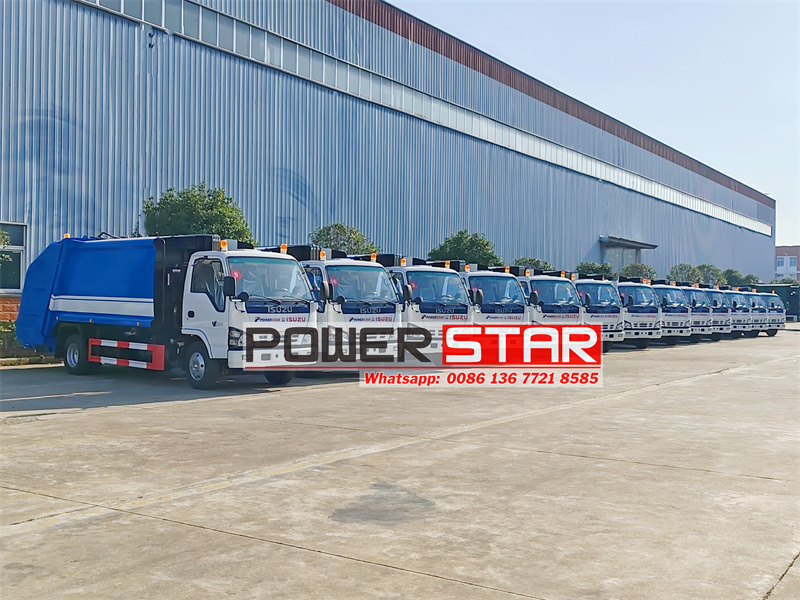 ISUZU NKR 8CBM garbage compactor truck