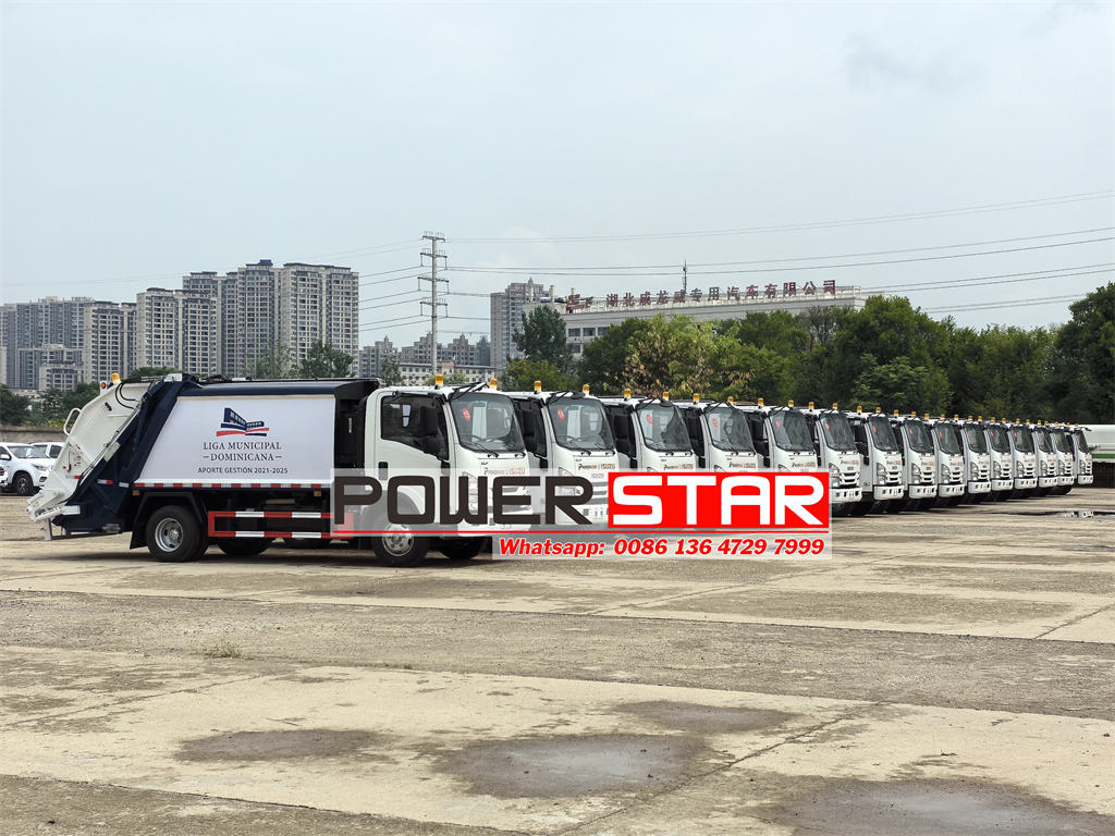 ISUZU garbage compactor trucks for sale