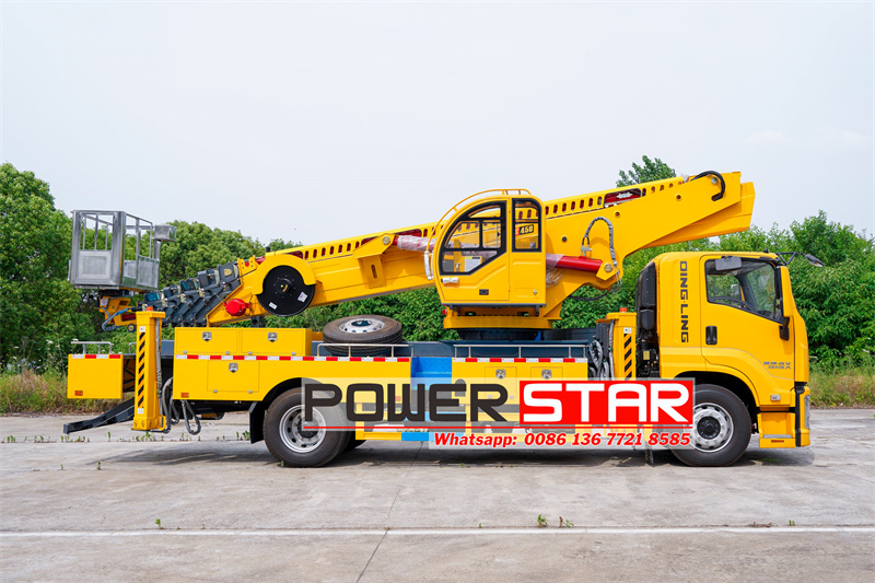 Russia Isuzu 45m mounted aerial work platform truck
