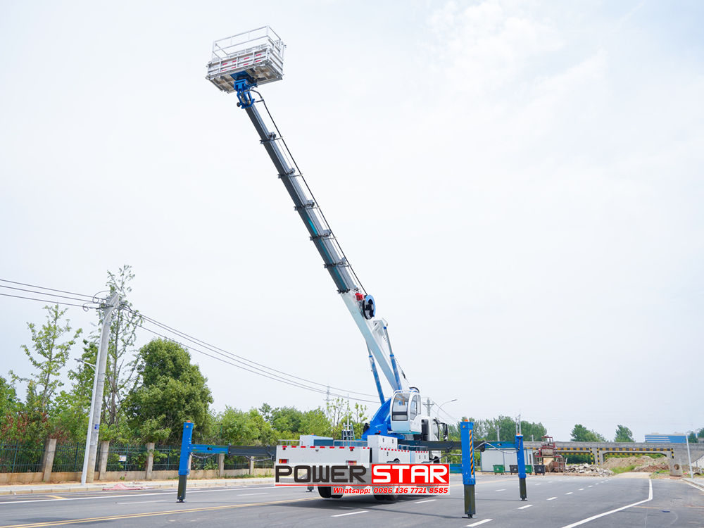 Isuzu aerial work vehicle