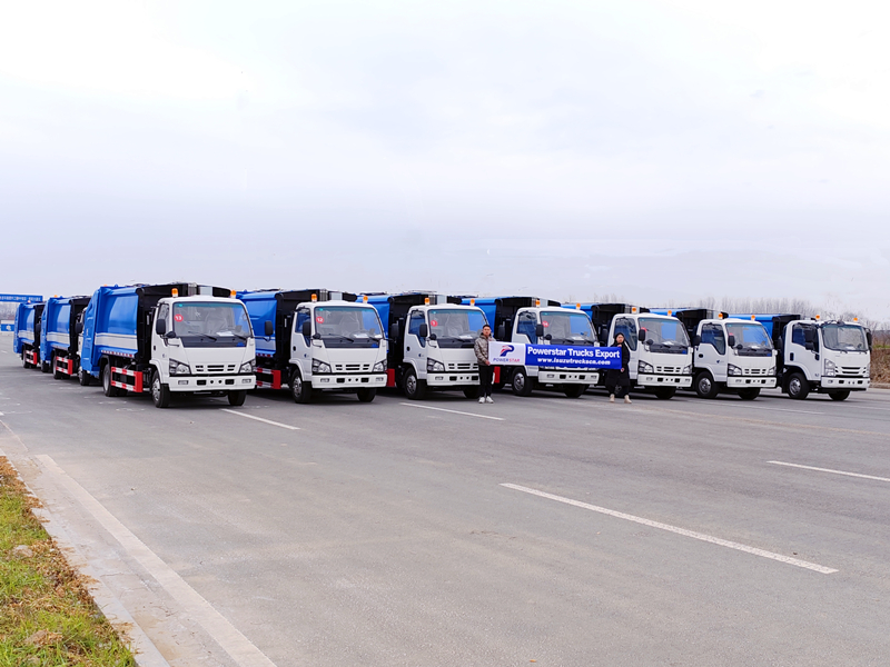 ISUZU NKR 8CBM garbage compactor truck