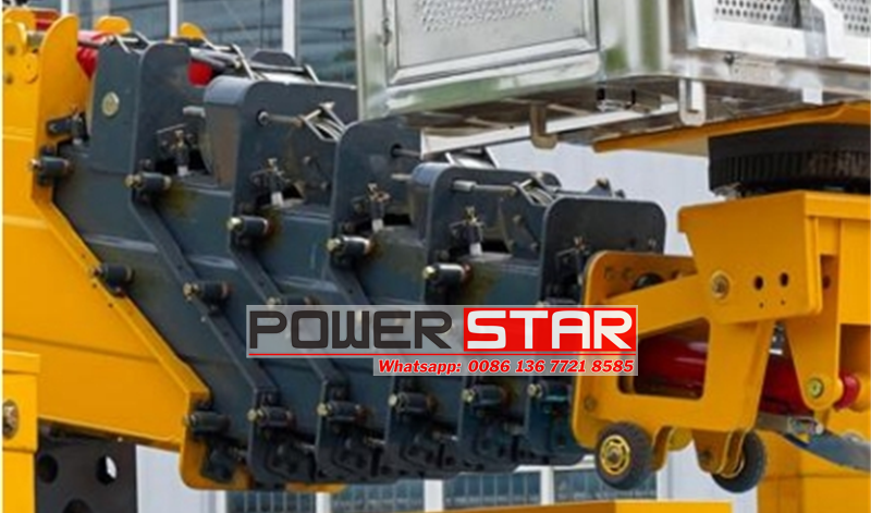 7 section telescopic arm