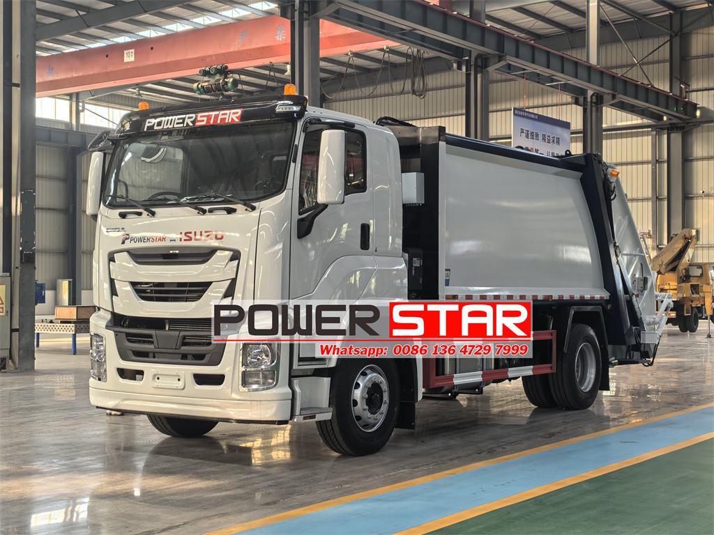 ISUZU FVR 14CBM waste compactor truck