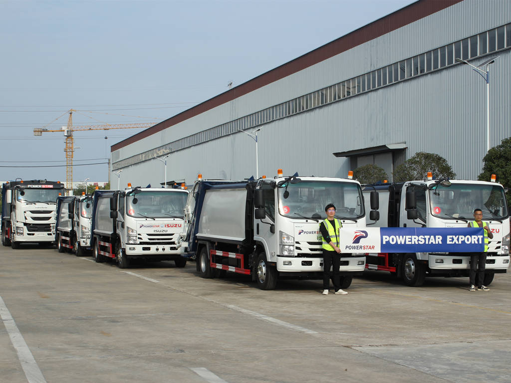 ISUZU rear loader trucks for sale