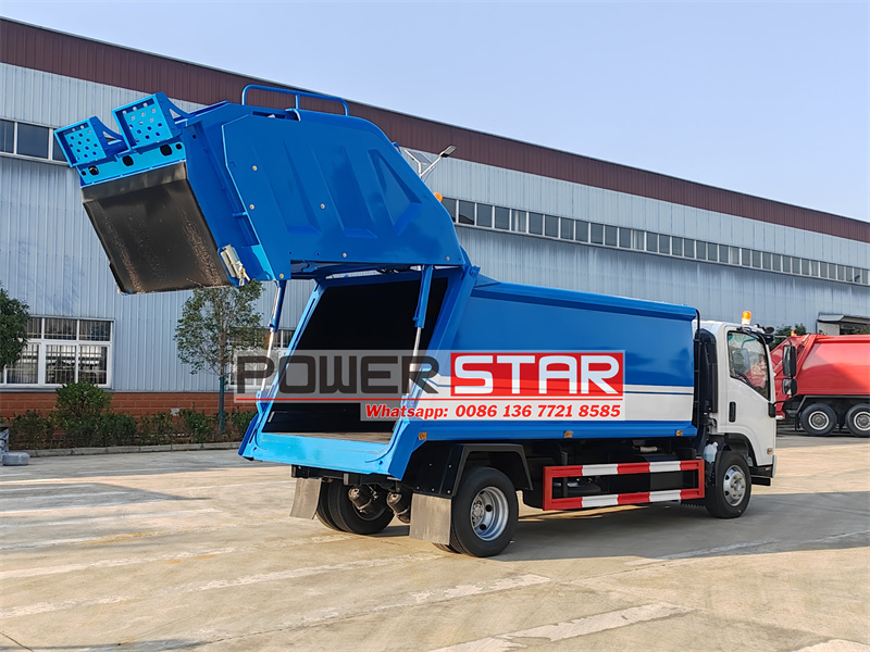 ISUZU NPR garbage compactor truck