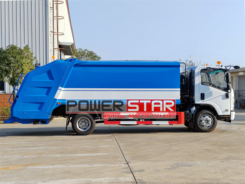 ISUZU NPR garbage compactor truck