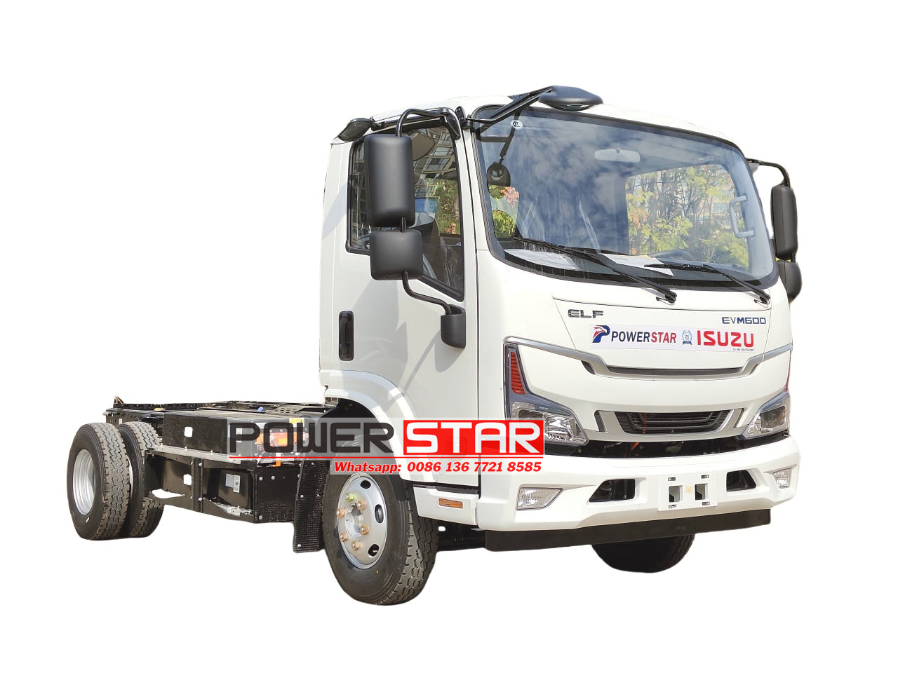 new Isuzu electric truck chassis cab