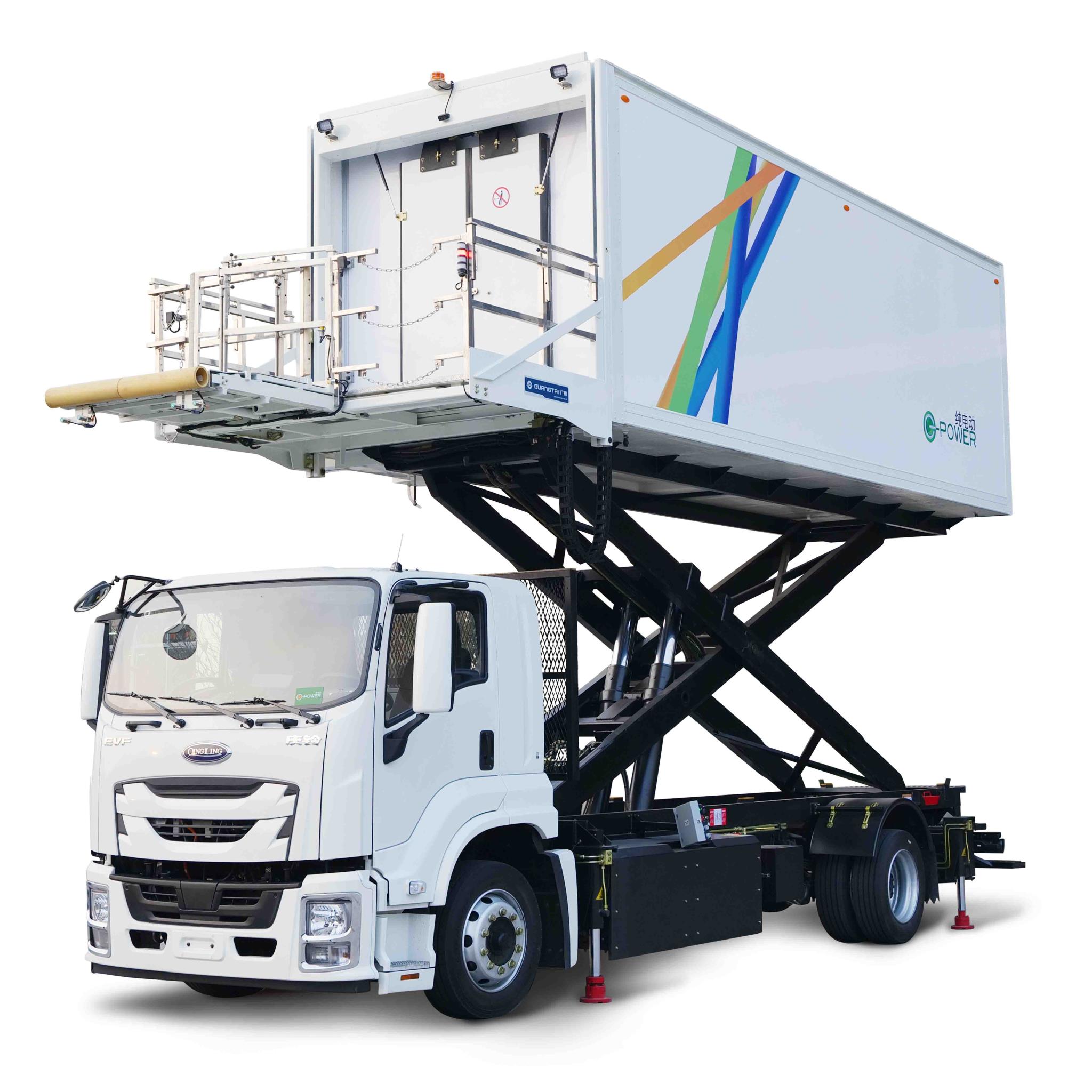 Isuzu All-Electric Giga Truck chassis cab
